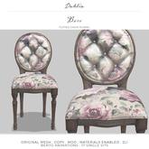  Dahlia - Bare - Tufted Chair - Floral - Bento Chair - Feature