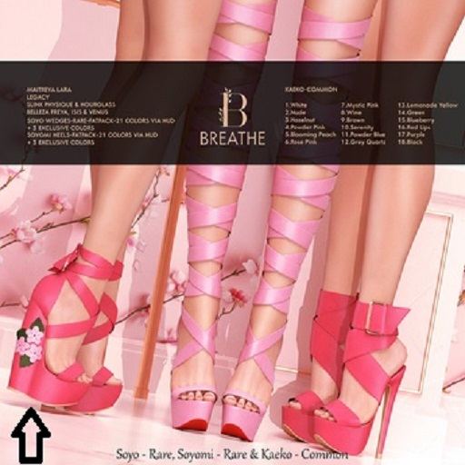 [BREATHE]-Soyo Wedges-FATPACK-BELLEZA- RARE