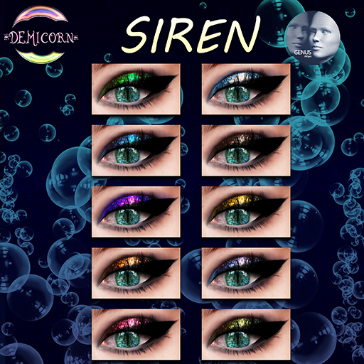 {Demicorn} Siren Eyeshadows - Genus FATPACK