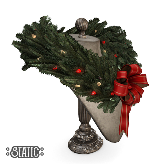 ::Static:: Wreath Mantle {Evergreen}