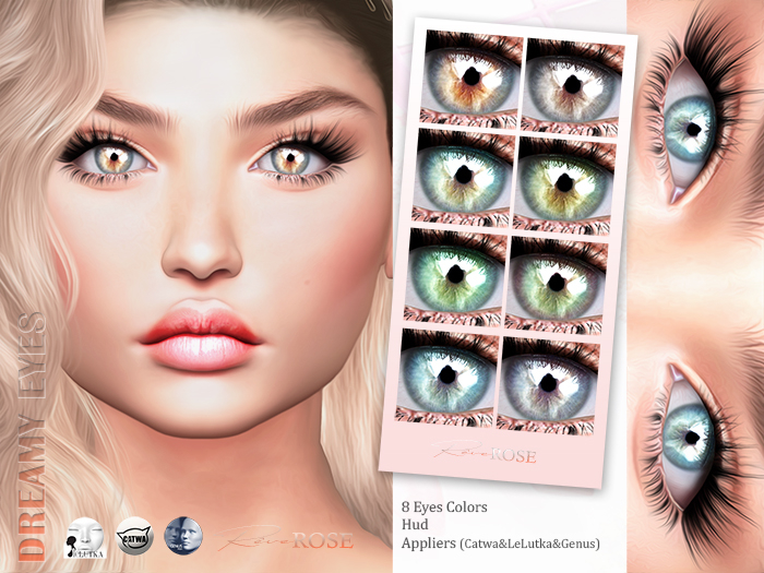 Reve Rose - Dreamy Eyes Demo *Catwa&LeLutka&Genus*