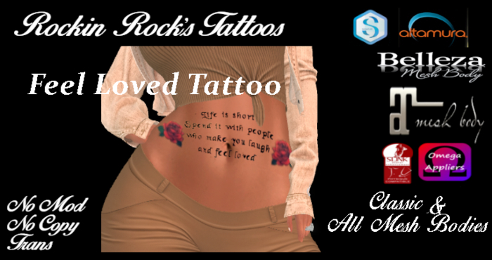 RRT: Feel Loved Tattoo