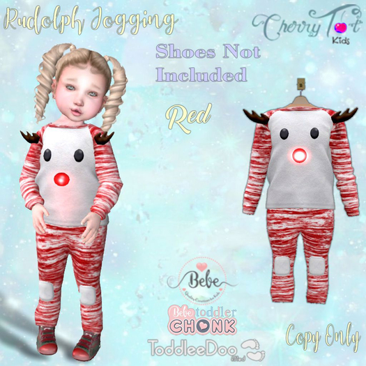 *Cherry Tot* TDB/Bebe Rudolph Jogging Red (Wear&Click)