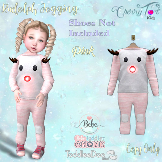 *Cherry Tot* TDB/Bebe Rudolph Jogging Pink (Wear&Click)