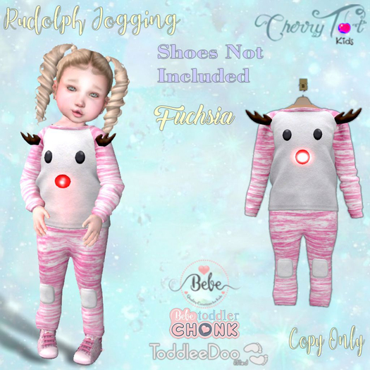 *Cherry Tot* TDB/Bebe Rudolph Jogging Fuchsia (Wear&Click)