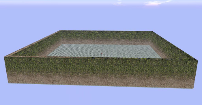 PLATAFORMA COM MURO 64X64