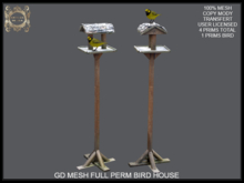 GD MESH FULL PERM BIRD HOUSE