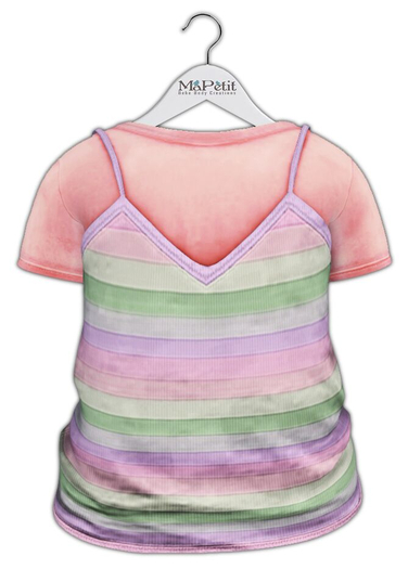 [M] Bebe Y & YC Nella Top - Sugar Pearl