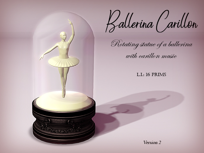 Rotating Ballerina carillon 2 Boxed