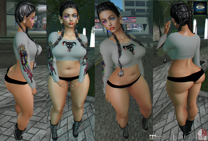 ::G.B-Arlequina outfit::