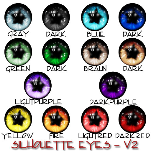 + Silhouette + Eyes v2 - Green Pack