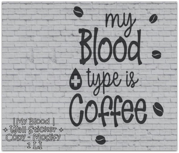 WIB - Wall Sticker - My Blood