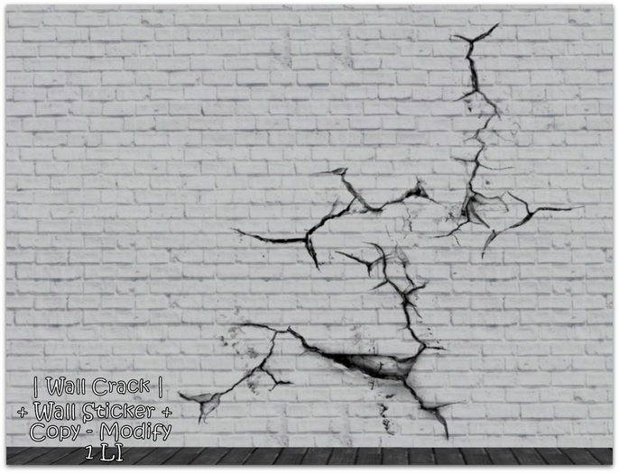 || When I'm Bored || Decor || Wall Sticker || Wall Crack