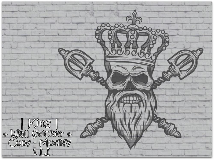 WIB - Wall Sticker - King