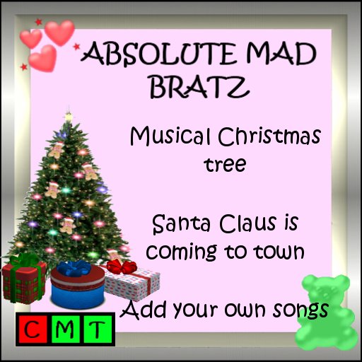 Musical Christmas tree Santa Claus is coming to town