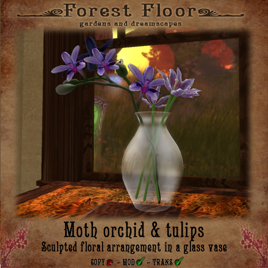 ~*FF*~ Moth Orchid & Tulips - Lavender