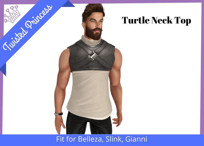 TP - Biker Turtle Neck Top