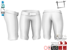 Dae Obj FBX For Women's Short Pants With Belt Slink, Maitreya, Belleza, Tonic, Ocacin Standard