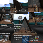 Complete furnished A-Frame Home-crate