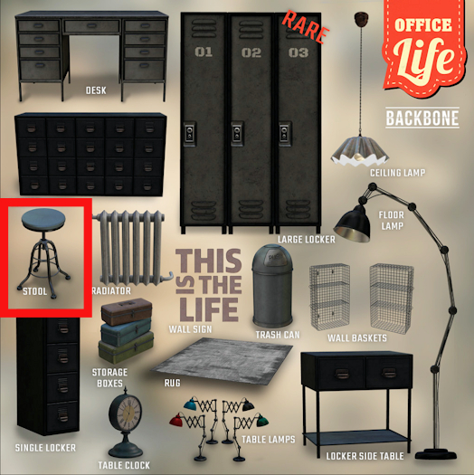 BackBone Office Life - Stool