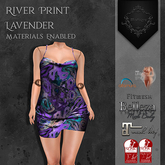 **Mistique** River Print Lavender (wear me and click to unpack)