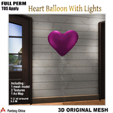 Full Perm Heart Balloon