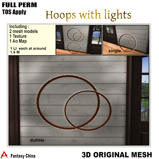 FC- FP Mesh Hoops with lights B