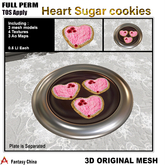 FC- FP Mesh Heart Sugar cookies