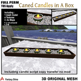 FC- FP Mesh Caned Candles in A Box 