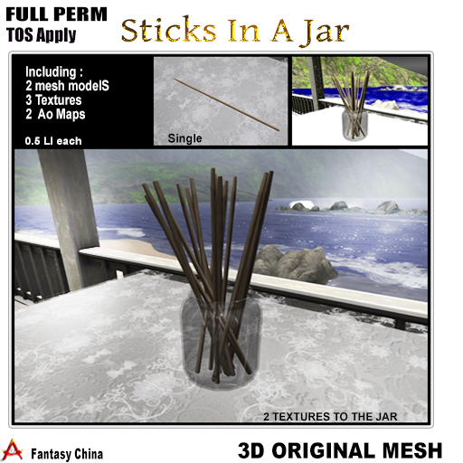 Full Perm Sticks In A Jar 