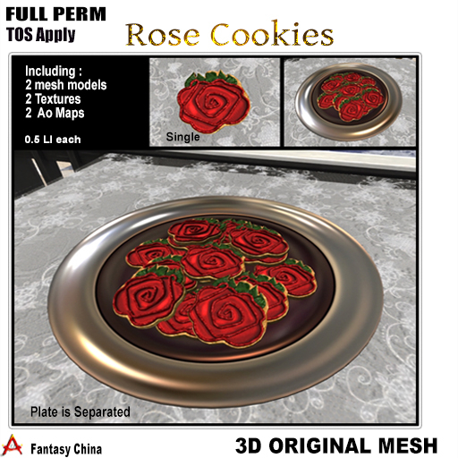 FC- FP Mesh Rose Cookies B