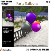 FC- FP Mesh Party Balloons S-2 B