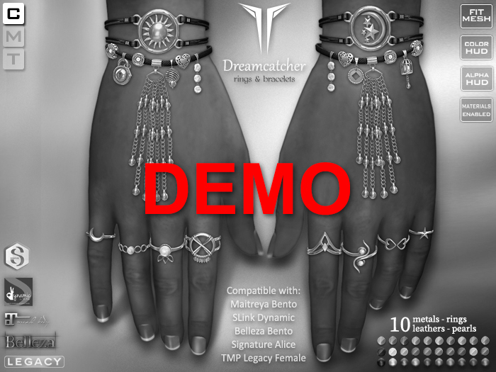 **RE** Dreamcatcher Bracelets & Rings - DEMO