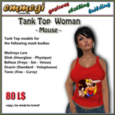 Tank Top red - Mouse - F [emmegi]