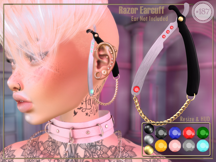 #187# Razor Earcuff