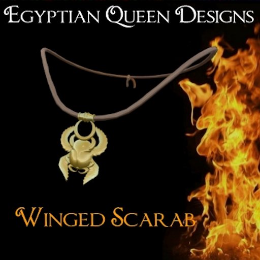 E.Q.D. GOLDEN WINGED SCARAB BOXED