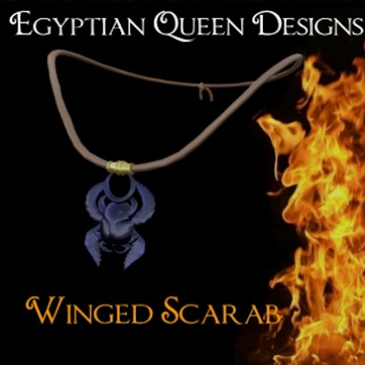 E.Q.D. LAPIS WINGED SCARAB BOXED