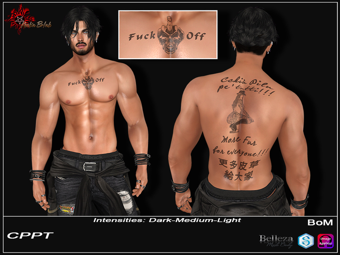 *NB* BOX CPPT tattoo (wear me) - For BE-SIG-OM-BoM