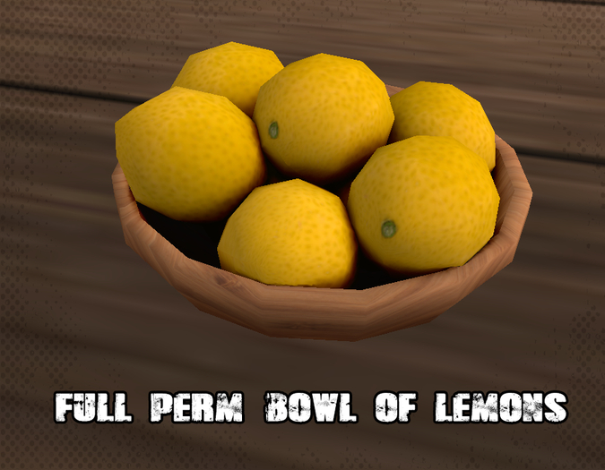 Bowl Of Lemons