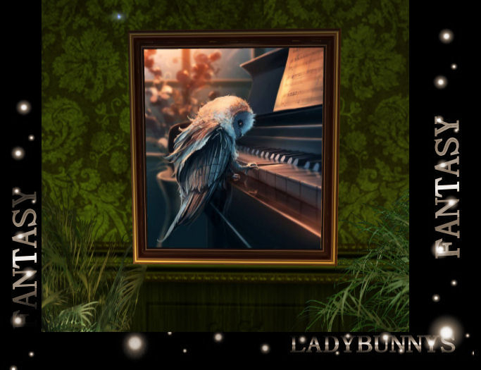 Antique Owl Art -full perm texture