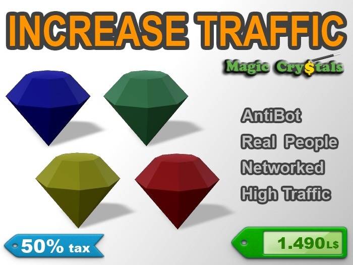 Magic Crystal Pack - Increase Traffic! | 50% tax
