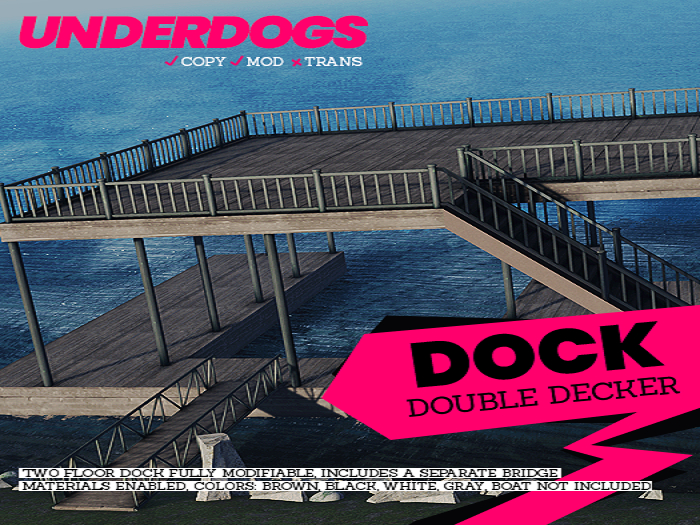 [UD] - Double Decker Boat Dock - DEMO -  Un-Packer Hud (Wear)