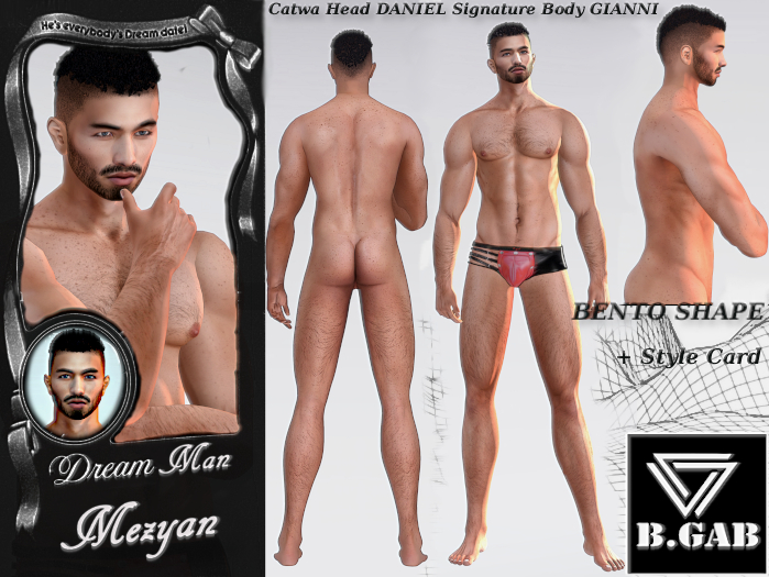 B.GAB*MEZYAN SHAPE for CATWA head Daniel and SIGNATURE Gianni