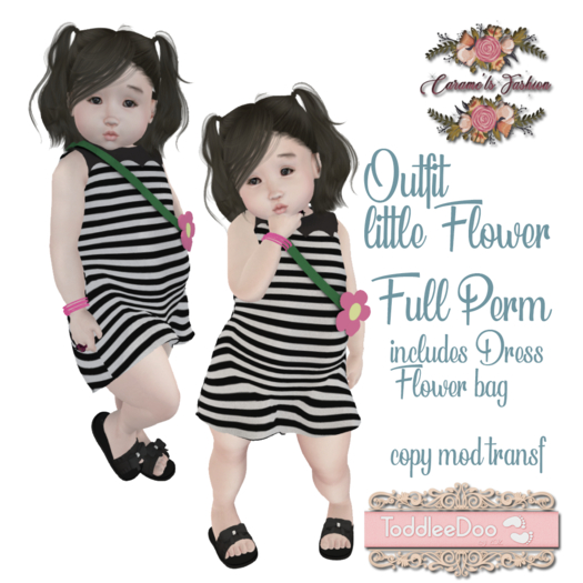 CF Dress Little Flower ToddleeDoo