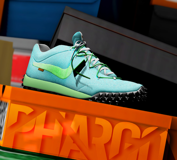 /PHARGO/ 'VIVID-SKY' WAFFLE RACERS [WEAR]