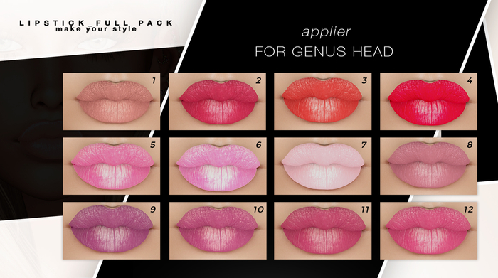 {Cleo.Designs} :: Lipstick_FULLPACK [FATPACK] / / GENUS ~ BENTO
