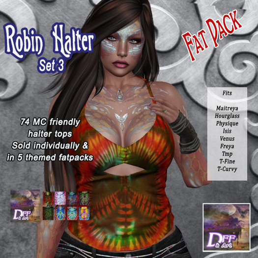 DFF Robin Halter Set 3 FATPACK