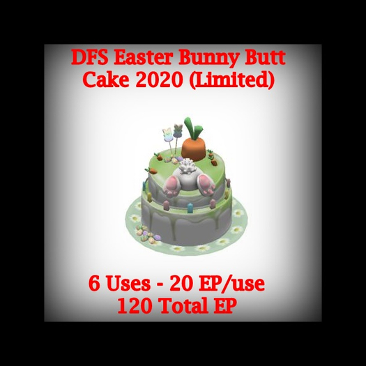 DFS TEXTURE - DFS Easter Bunny Butt Cake