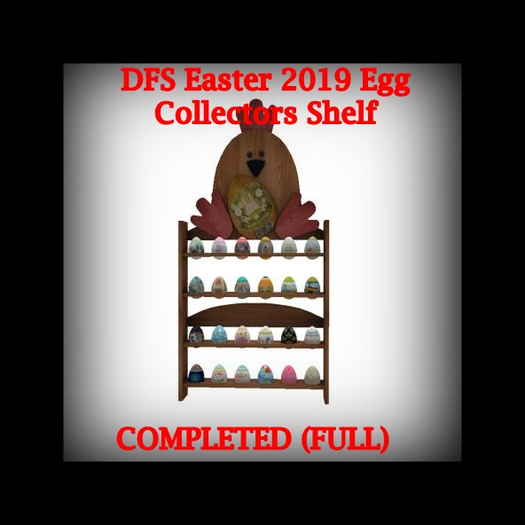DFS TEXTURE - DFS Easter 2019 Egg Collectors Shelf  (FULL)