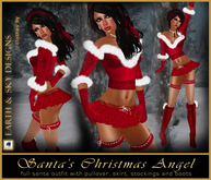 Santa's Christmas Angel - Earth & Sky Design